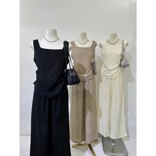 M2105 ชุดเซ็ต 2 ชิ้นที่สาวๆ ต้องมีติดตู้ ได้ทั้งเสื้อและกางเกง
