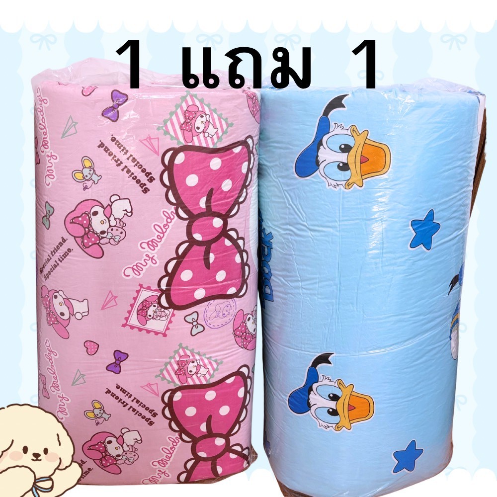 ที่นอนปิกนิก1แถม1พับได้3.5ฟุตรองนอนสบายเหมาะสำหรับทั้งผู้ใหญ่และเด็กเป็นแผ่นรองนอนได้