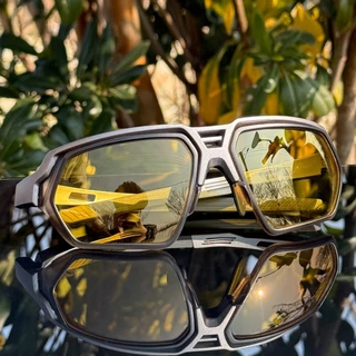 แว่นตากันแดดกีฬา ร้านไทยส่งเร็ว แว่นตากันแดดสปอร์ต ทรงโค้ง เลนส์ Polarized กัน UV400