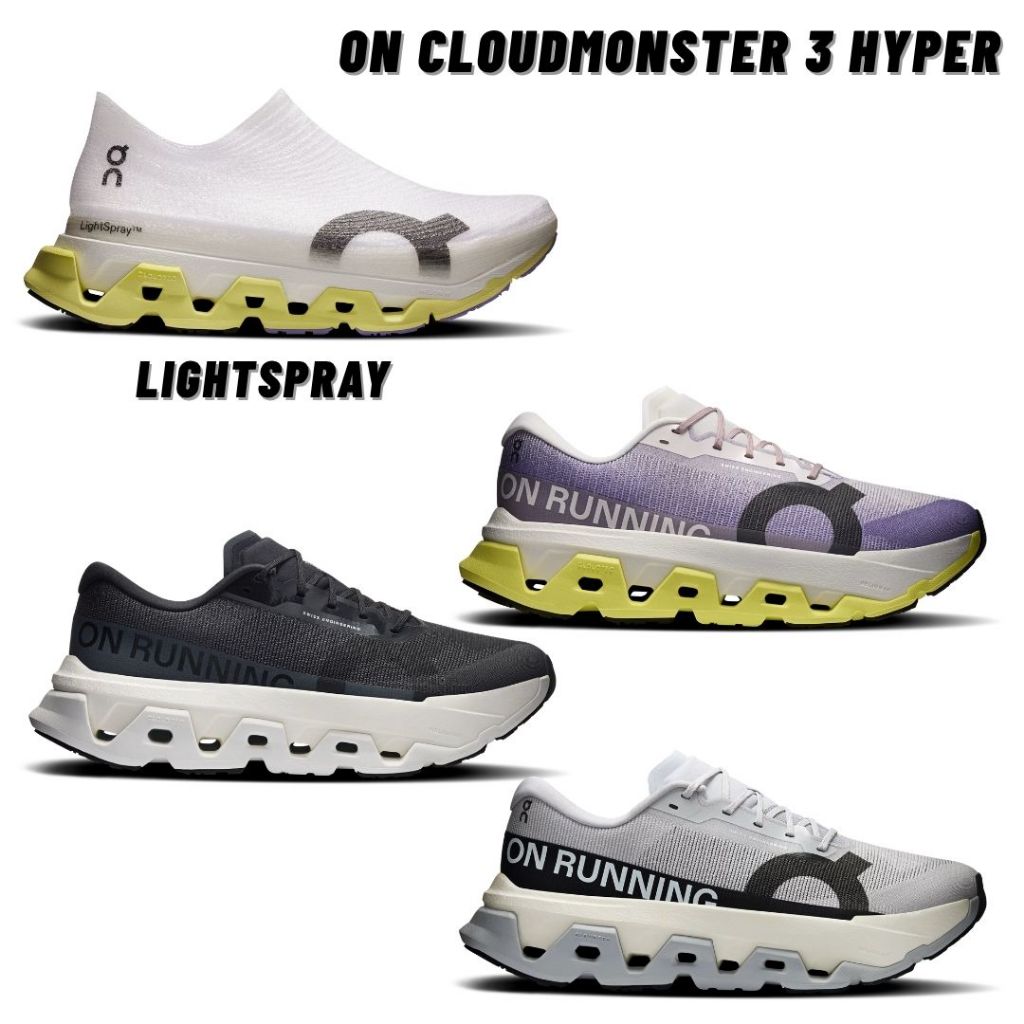 [พรีออเดอร์] ช้อป🇺🇸🇬🇧🇰🇷 (MEN) On Cloudmonster 3 Hyper, Lightspray Cloudmonster 3 Hyper รับประกันของแ