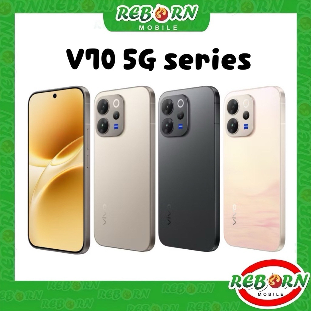 [New] มือถือ V70 5G จอ 6.59" 1.5K 120Hz กล้อง 50MP ชิป Snap 7 Gen 4 แบต 6,500mAh ชาร์จไว 90W V60 5G 