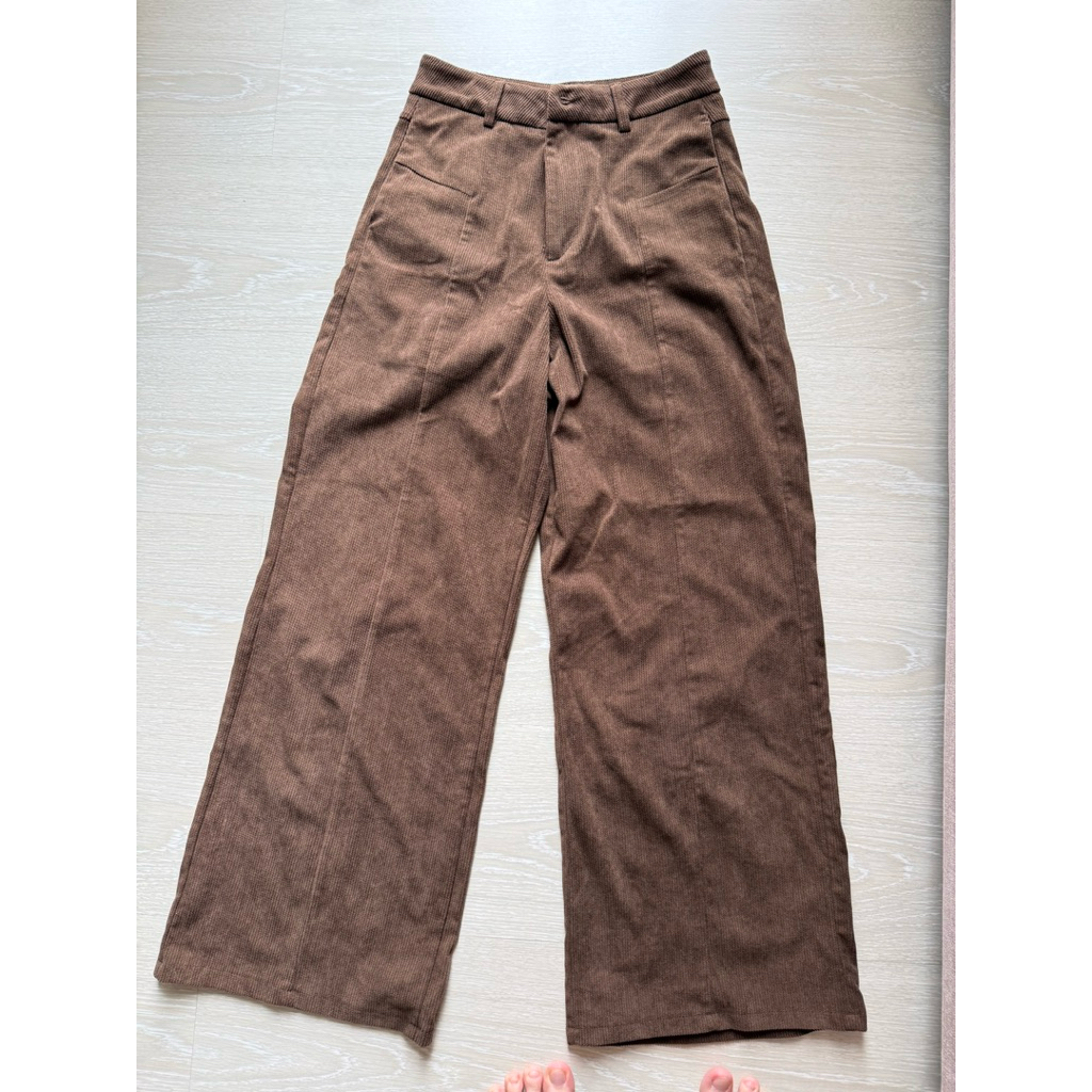 Riley.apparels - Conie pants กางเกงลูกฟูกทรงกระบอก 9130