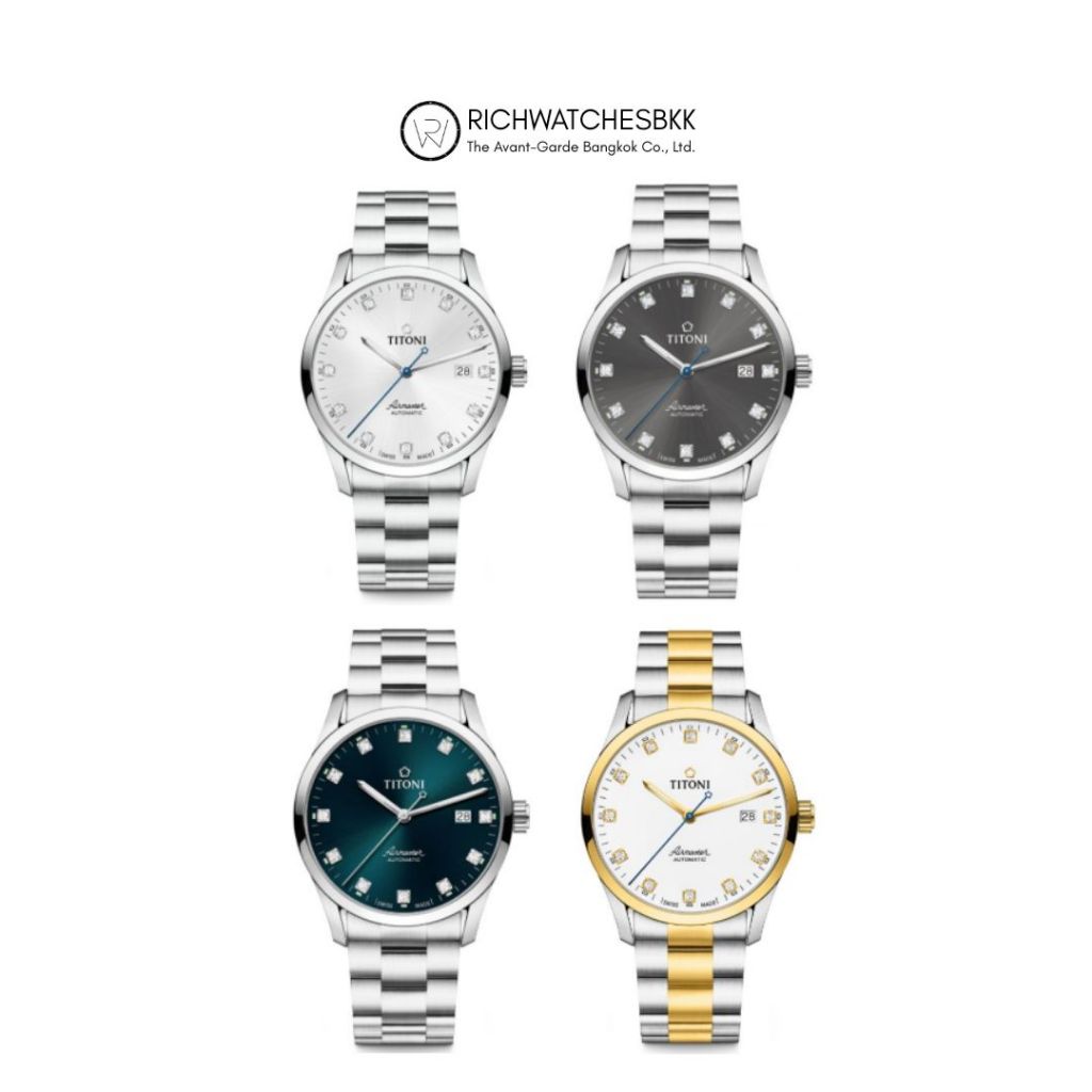 นาฬิกา TITONI รุ่น AIRMASTER 39 mm.