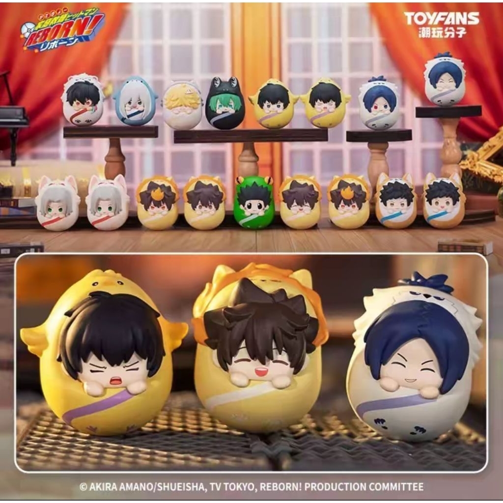 Katekyo Hitman Reborn! กล่องสุ่มโมเดลล้มลุก ซีรีส์ สินค้าพร้อมส่งจากไทย