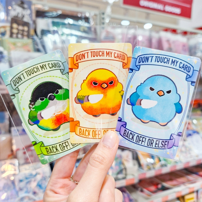 มีลายใหม่ IC Card sticker สติกเกอร์ติดบัตร นกและสัตว์น้ำหลากหลายสายพันธุ์ ติดบัตรได้ทุกชนิด [GLITTERING]