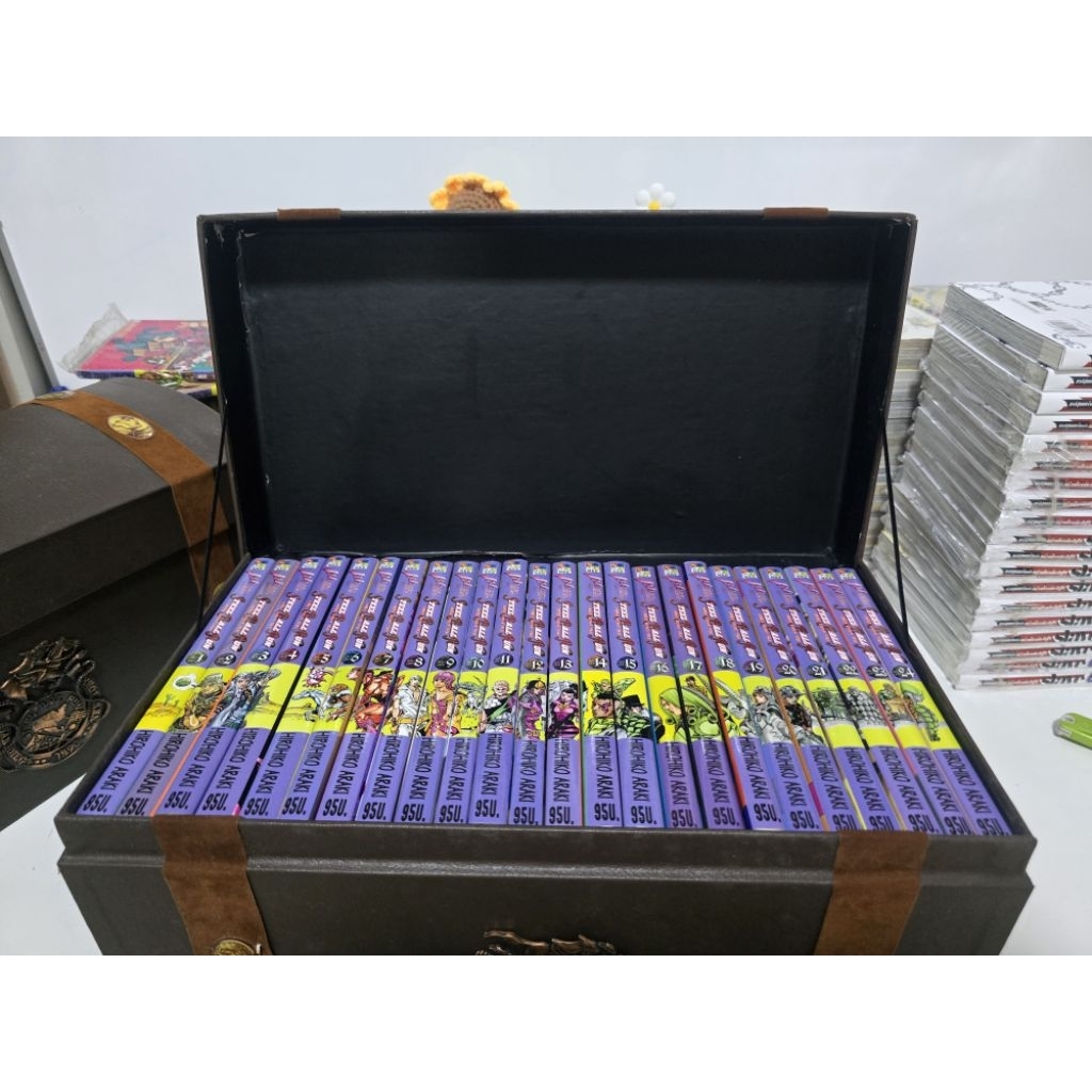 JOJO ภาค 7 steel ball run boxset  1-24 ครบจบ สภาพบ้านกล่องมีตำหนิ