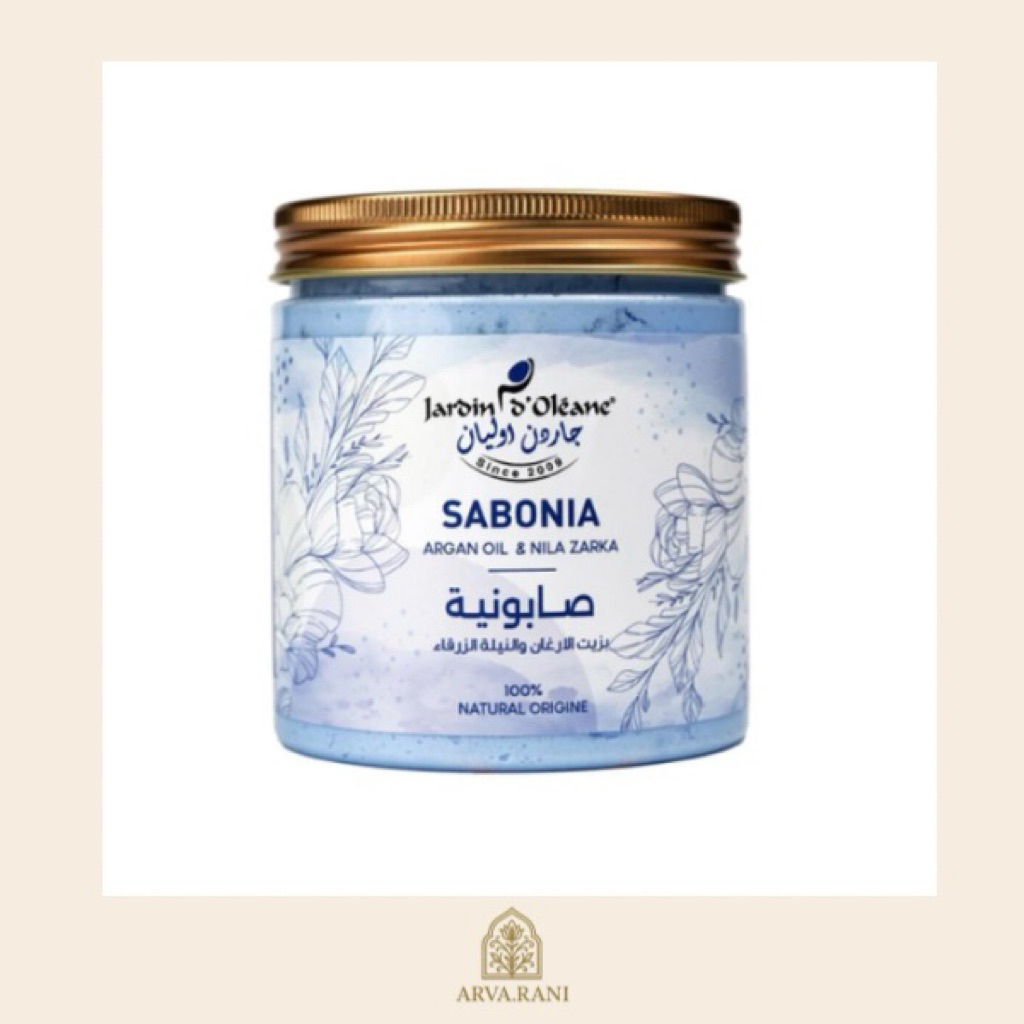 Jardin D’oleane สบู่ Sabonia - 450g สบู่นิลาผสมน้ำมันอาร์แกน