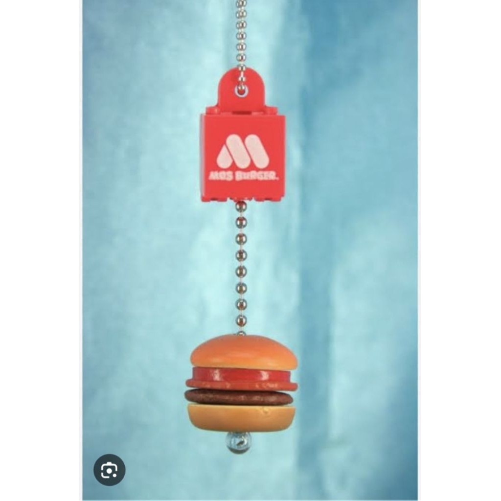 พวงกุญแจนี้คือ Bandai MOS Burger YuraYura Miniature Gashapon Figure Keychain