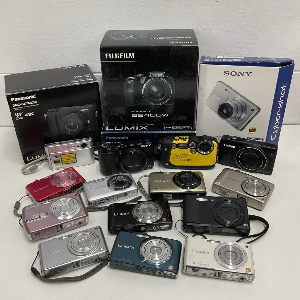 [สินค้ามือสองจากญี่ปุ่น] กล้องดิจิตอล คอมแพค มิเรอร์เลส [Digital Camera] งานแบรนด์ SONY Canon Fuji Panasonic CASIO อื่นๆ