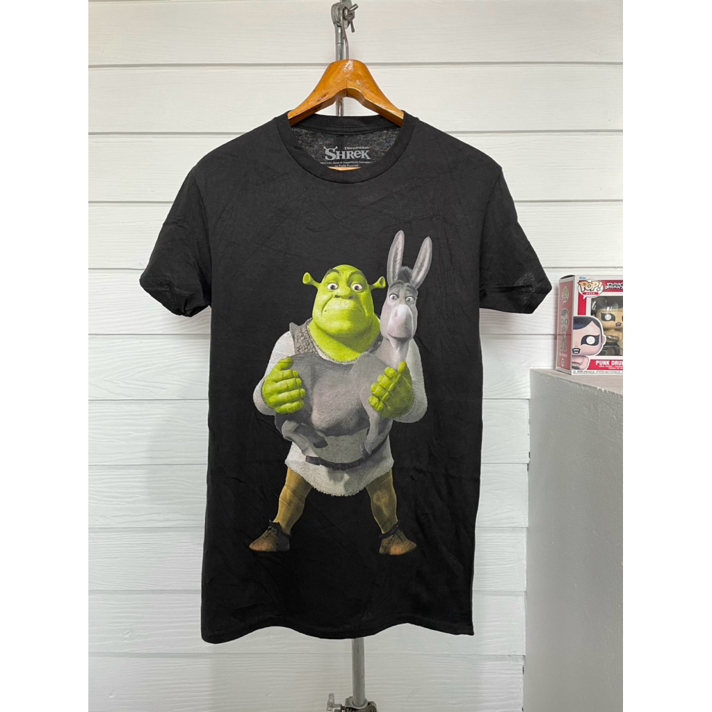 เสื้อภาพยนตร์มือสอง SHREK & DONKEY Size S มือ2