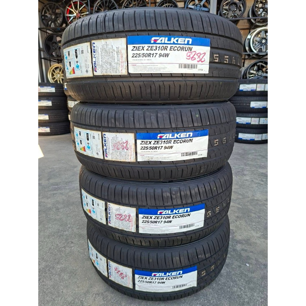 🚓🚗Falken 225/50/17 ZE310 ยางใหม่ปี 25