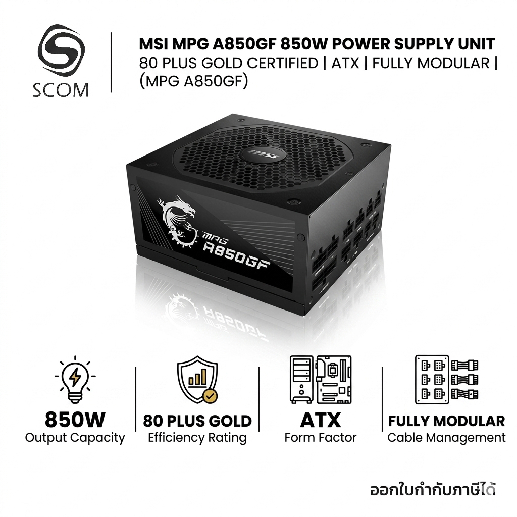 (PSU) MSI MPG A850GF 850W 80PLUS GOLD