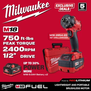 【รับประกัน 5 ปี】Original M18 FUEL 88v 820n.m บล็อกไฟฟ้า ประแจไฟฟ้า ประแจกระแทก เครื่องมือช่าง 2 เตอรี่ลิเธียมชาร์จเร็ว