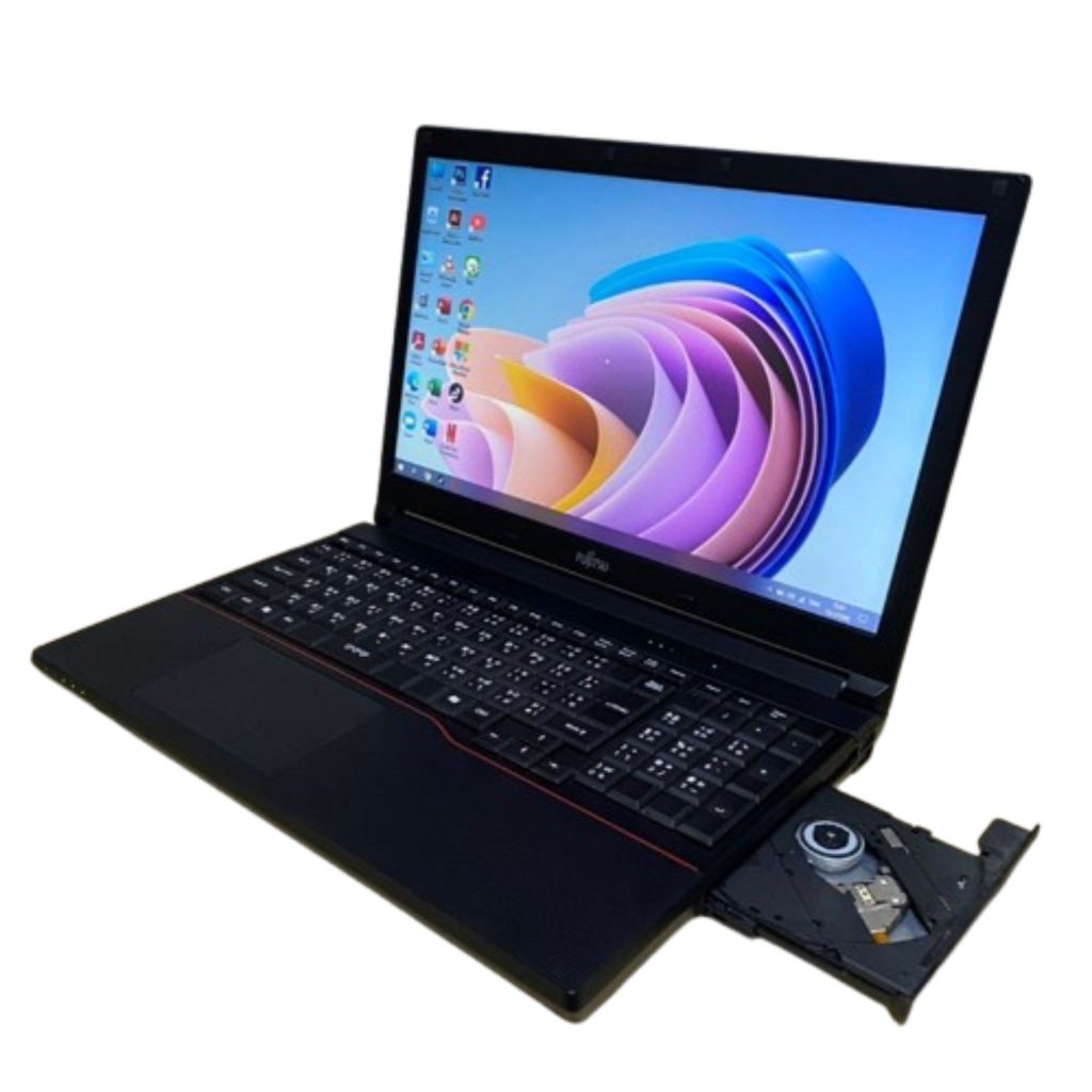 โน๊ตบุ๊คมือสอง Notebook Fujitsu A574/k intel i5 gen4 (RAM:4GB/HDD:320GB) ขนาด15.6 นิ้ว