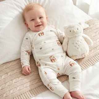 Snow Owl ของแท้ !! ชุดเด็กแรกเกิด -6 เดือน New Arrival Duckling Snowy Koala Collection ลวดลายสุดน่ารัก !!