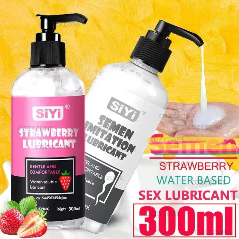 🚫ไม่ระบุชื่ิอสินค้า🚫300 มล. Siyi Premium น้ํามันหล่อลื่น Semen Water Based กรดไฮยารูลอนิก วิตามินอี หล่อลื่น ขนาดใหญ่