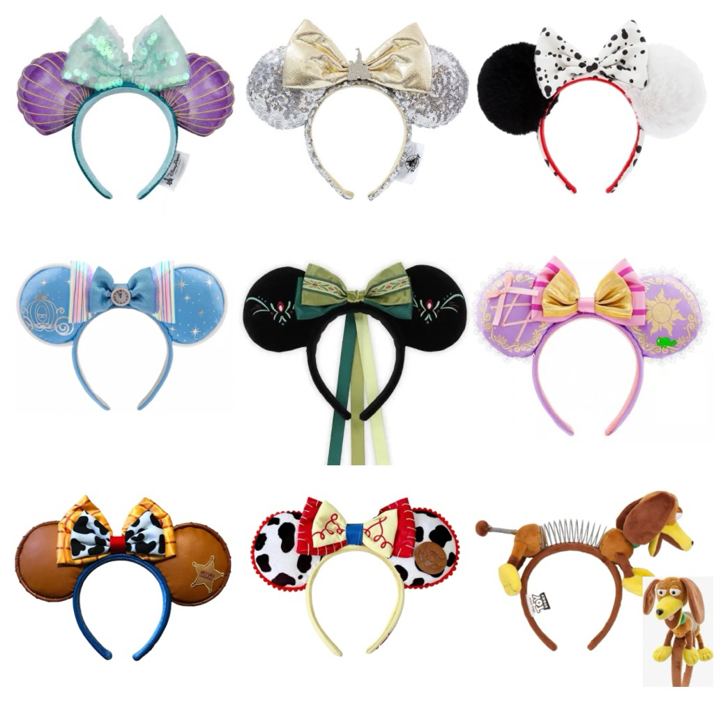 ที่คาดผมดิสนีย์ ถูกมาก ( มีลายเยอะกว่าในรูป ) หมวกดีสนีย์ ไป Disney land 💖