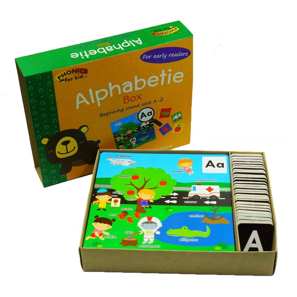 Alphabetie box 🌈 สอนเรื่อง Letter sound พื้นฐานเริ่มต้นของการเรียนรู้ Phonics