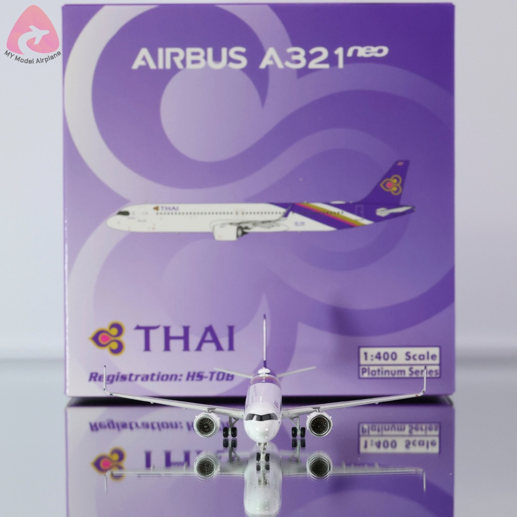 โมเดลเครื่องบิน Thai Airway A321-251NX HS-TOB [PH12060] Phoenix Model 1:400 [พร้อมส่ง] ราคา ถูกที่สุด ดีลบีเคเค แกลเลอรีภาพที่ 4