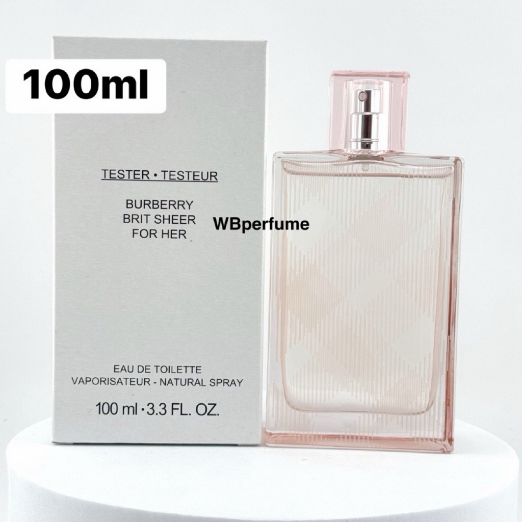น้ำหอม Burberry brit sheer edt 100ml เทสเตอร์
