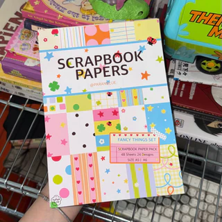 กระดาษพื้นหลัง ตกแต่งไดอารี่ 🍎✏️📖 Scrapbook junk journal diary pattern papers