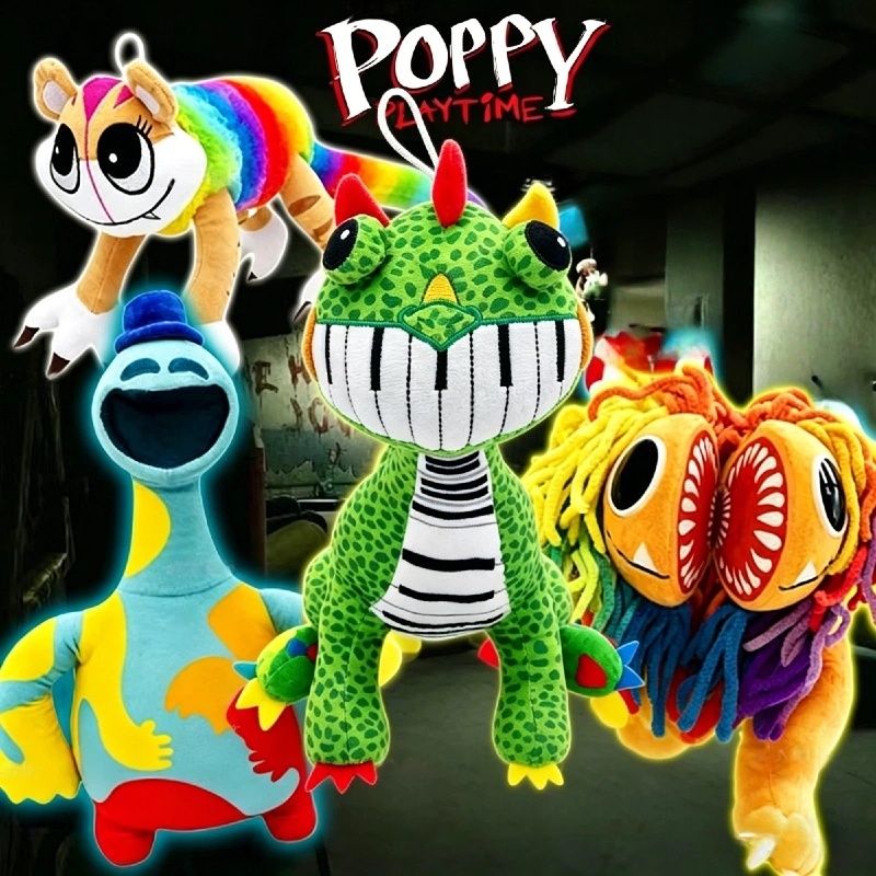 Poppy Playtime Chapter 5 ของเล่นตุ๊กตา - Nightmare Critters Huggy Wuggy Catnap ยิ้ม Critters Plush ของเล่น
