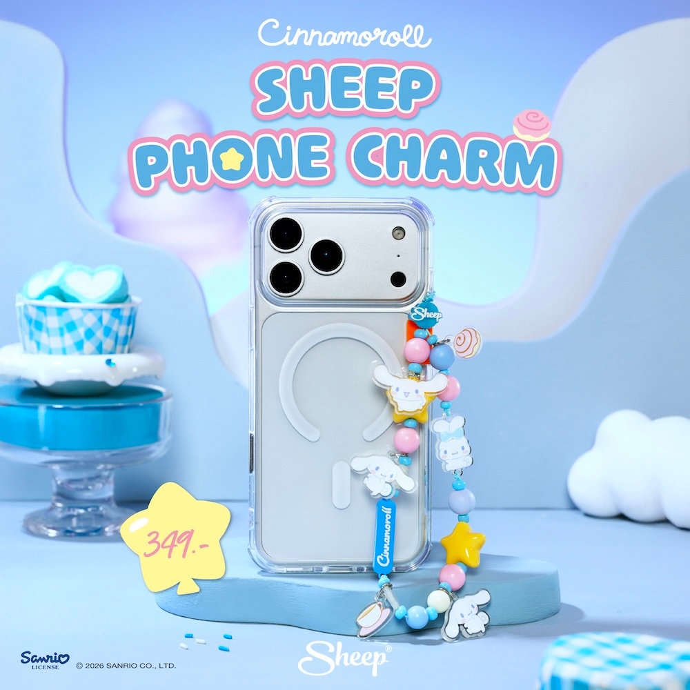 [Strap Cinnamoroll] Cinnamoroll Collection Strap Phone Charm สายคล้องมือถือสุดน่ารัก ลิขสิทธิ์แท้ซานริโอ้ ลายCinnamoroll
