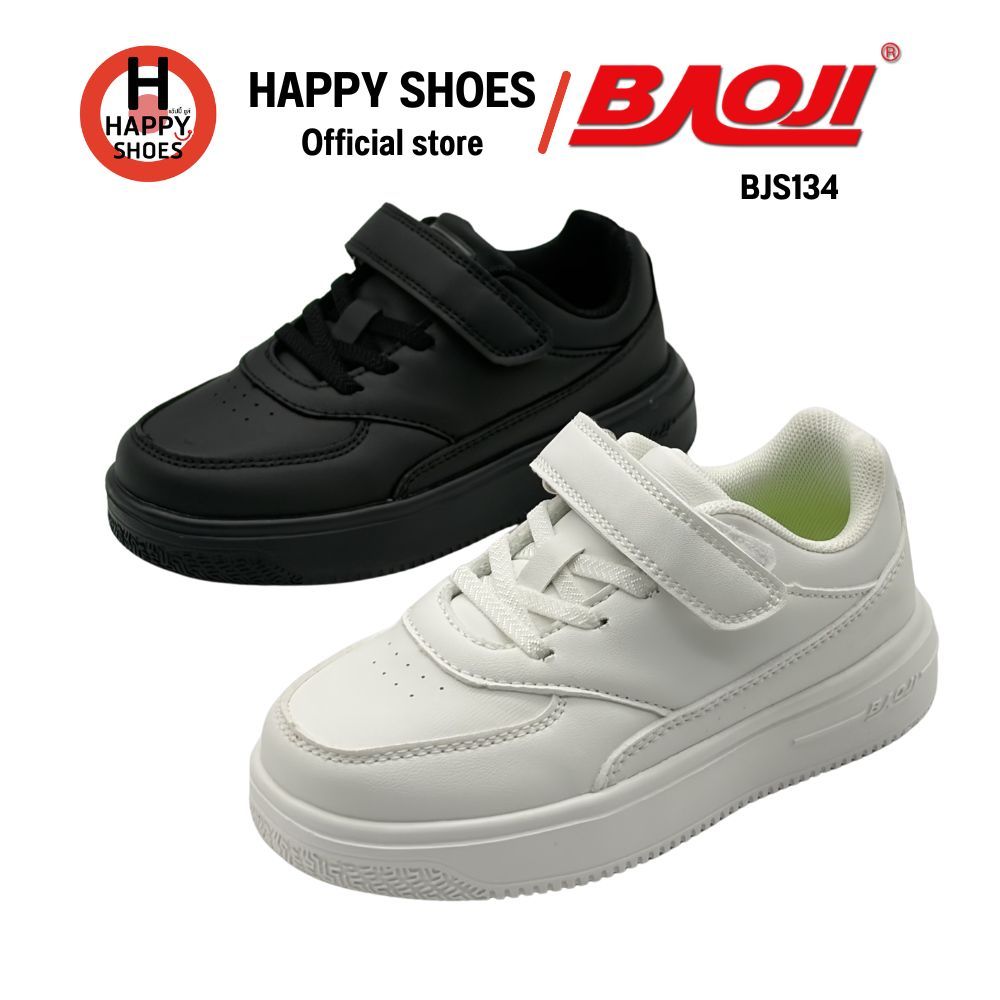 BAOJI บาโอจิ BJS134 รองเท้าผ้าใบ สำหรับเด็ก เบอร์ 28-32 นุ่ม เบา สวมใส่สบายเท้า