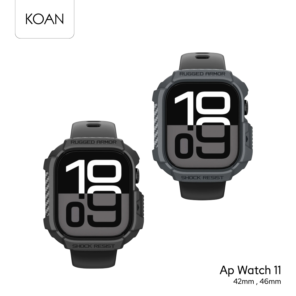 SPIGEN เคสกันกระแทก Rugged Armor 2 Case ใช้สำหรับ Apple Watch 11 ขนาด 42mm 46mm