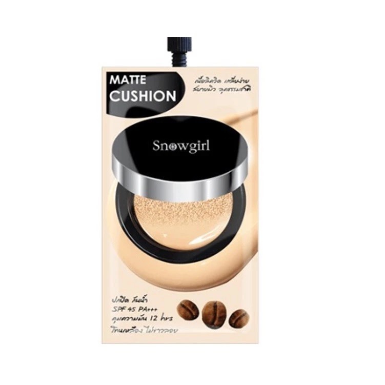 สโนว์เกิร์ล แมทท์ คูชั่น Snowgirl Matte-Cushion to Powder ( ซอง )