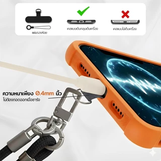 ELELAB สายคล้องโทรศัพท์ ปรับความยาวได้ สะพายข้าง/คล้องคอ หมุนได้ 360° หัวโลหะคุณภาพสูง กันหล่น ใช้ได้กับมือถือทุกรุ่น