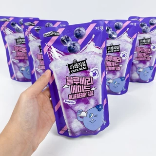 น้ำซองเกาหลี 1 กล่อง 10 ซอง กาแฟเกาหลี น้ำผลไม้ซองเกาหลี Fruit ADE น้ำถุงเกาหลี JARDIN cafe real