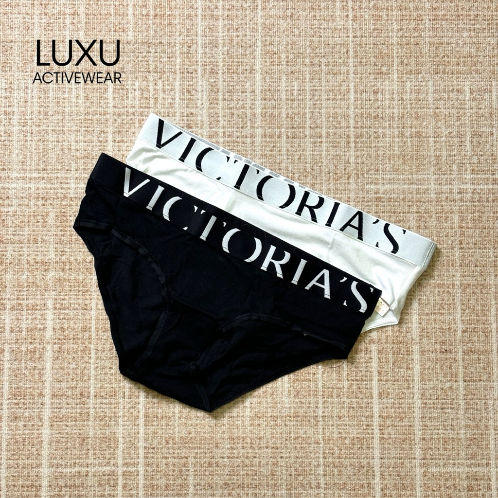 (พร้อมส่ง) Victoria's Secret Exploded Logo Cotton Hiphugger Panty ของแท้ 100%🇺🇸