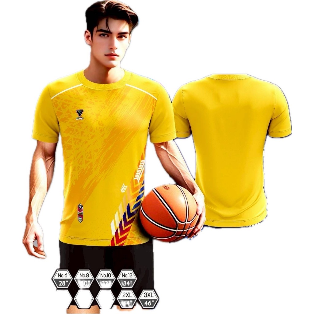 เสื้อกีฬา เสื้อฟุตบอล คาปูชิโน่ สปอร์ต  รุ่น K12 ราคาถูก S-3XL