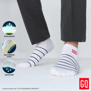 GQ SMELLBLOCK™ Sock Every Day Ankle Collection ถุงเท้าบล็อกกลิ่น ลดกลิ่นเท้าเหม็น ถุงเท้าข้อสั้น รุ่นอเวรี่เดย์คอลเลกชัน