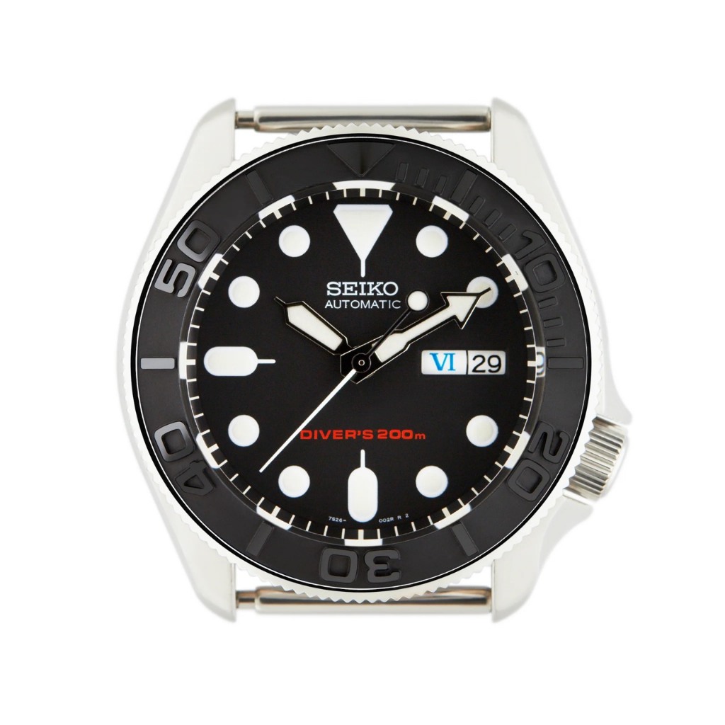 SKX007/SRPD Ceramic Bezel Insert: YM style Black