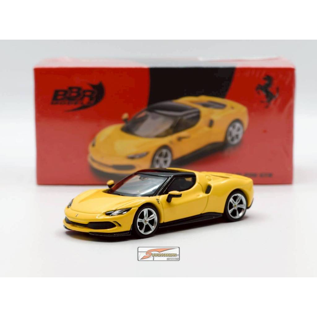 BBR 1/64 Ferrari 296 GTB Giallo Modena