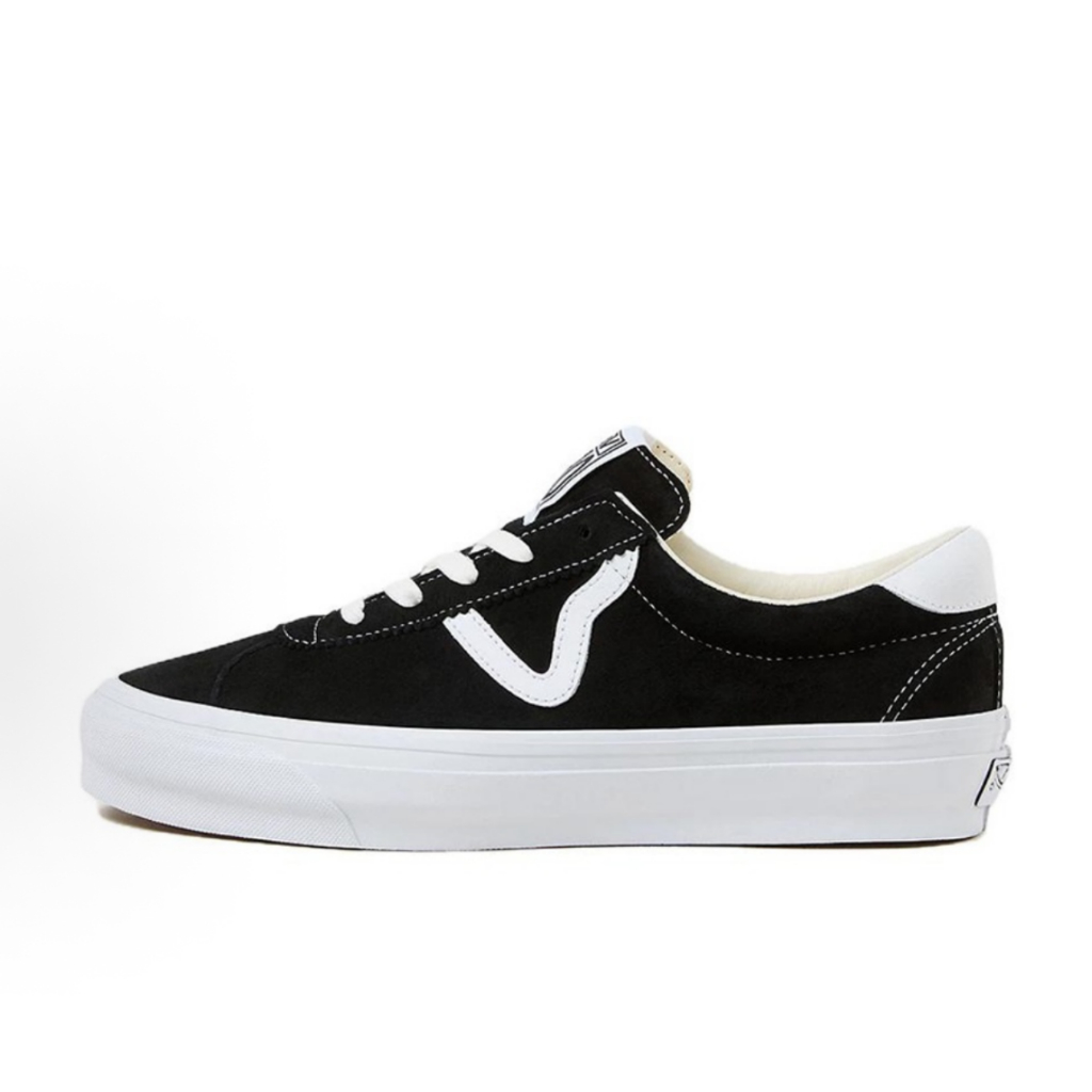 【100% Original】Vans Sports for women and men black Low-top canvas shoe