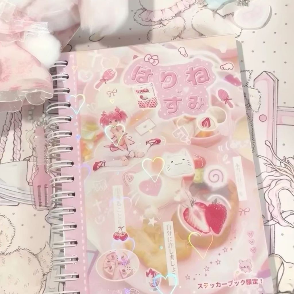 ★สมุดสติกเกอร์★ 30 แผ่น ได้ sticker 900+ ไดคัทแล้ว | sticker book japanese