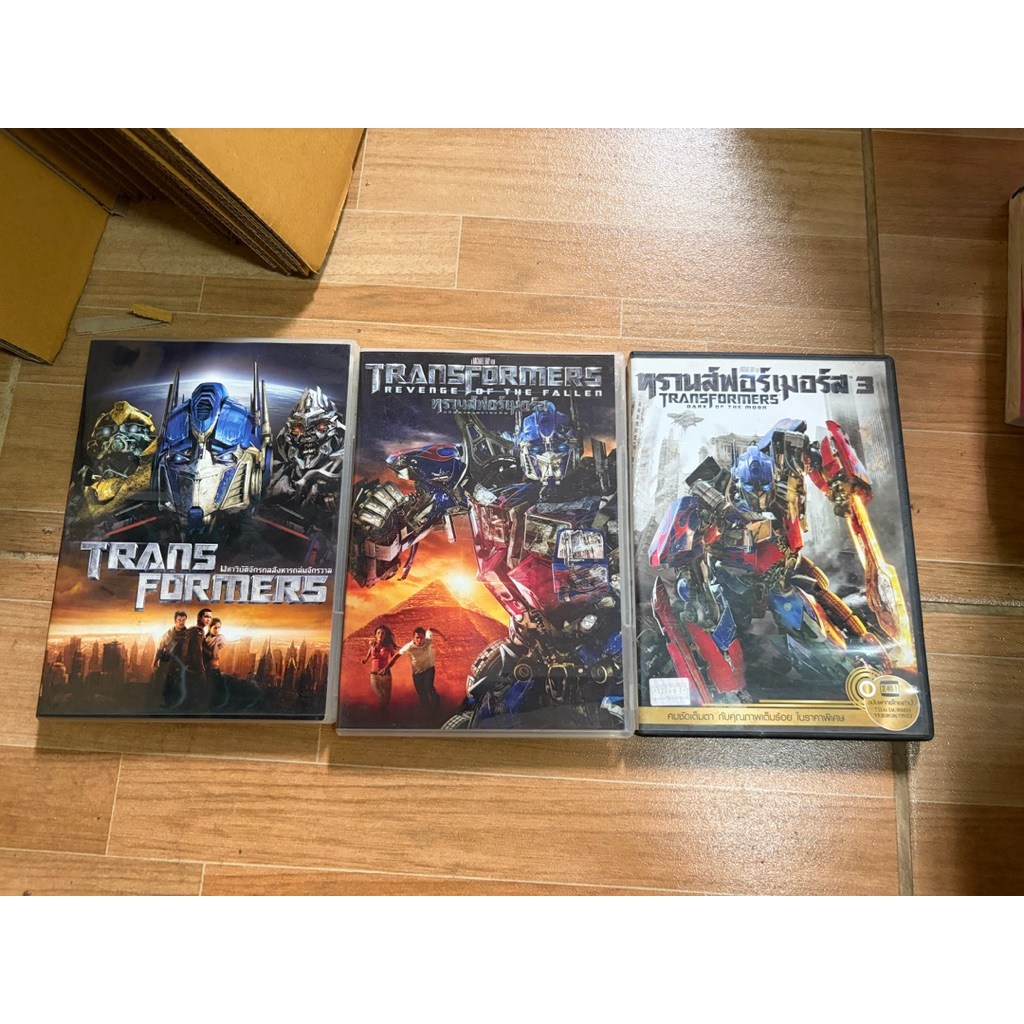 DVD Transformers ทรานฟอมเมอร์ 3 แผ่น หนัง