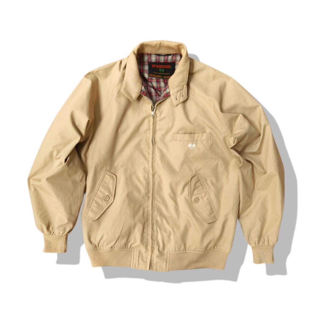 Mcgregor Brown Harrington Jacket(L) มือสอง รอบอก 46”