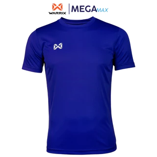 เสื้อกีฬา WARRIX FBA071 FBA571 ผ้าไมโครเรียบ คอกลม แขนสั้น สีพื้น WA-251FBACL01