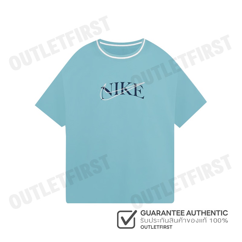 NIKE รุ่น MEN'S MAX90 T-SHIRT CODE: FZ7973 464 เสื้อยืดคอกลมผู้ชาย เสื้อแขนสั้น เสื้อสีฟ้า