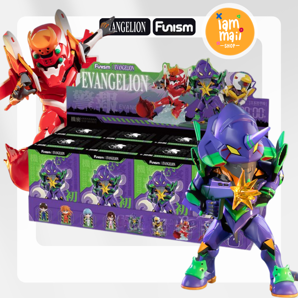 [ยกกล่อง] Funism Evangelion EVA Blindbox Vol.1 พร้อมส่งจากไทย