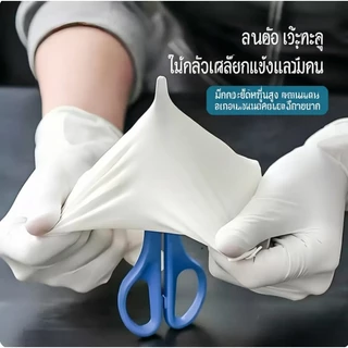 ถุงมือใช้ครั้งเดียว แบบไม่มีผง สีดำ ไวนิล/ไนไตรผสม ขนาด M 100 ชิ้น — กันลื่น ยืดหยุ่นดี ปลอดภัยต่อผิว สำหรับทำเล็บ ครัว