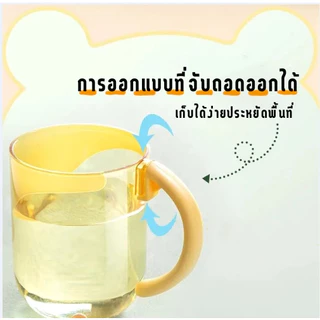 Novvia กล่องใส่แปรงสีฟัน พร้อมแก้วในตัว ขนาดพกพา รูปหมี กระบอกเก็บแปรงสีฟัน สำหรับเด็ก แก้วบ้วนปาก ที่เก็บอุปกรณ์แปรงฟัน