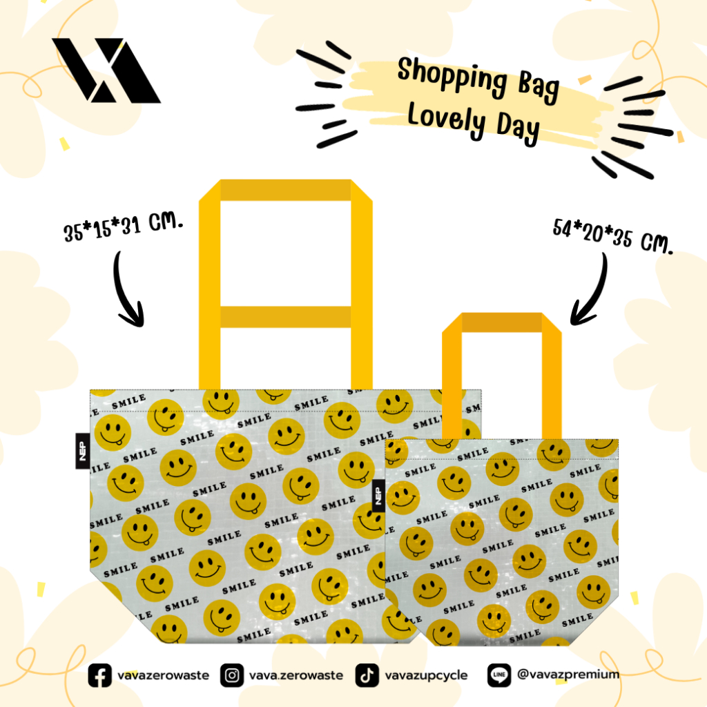 VAVAZ  Shopping Bag (ถุงใส) Lovely Day (New Collection 2026)