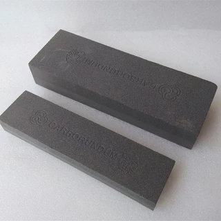 หินลับมีด Carborundum ตราคนป่า ขนาด 8x2x1 นิ้ว ใช้งานได้ 2 ด้าน