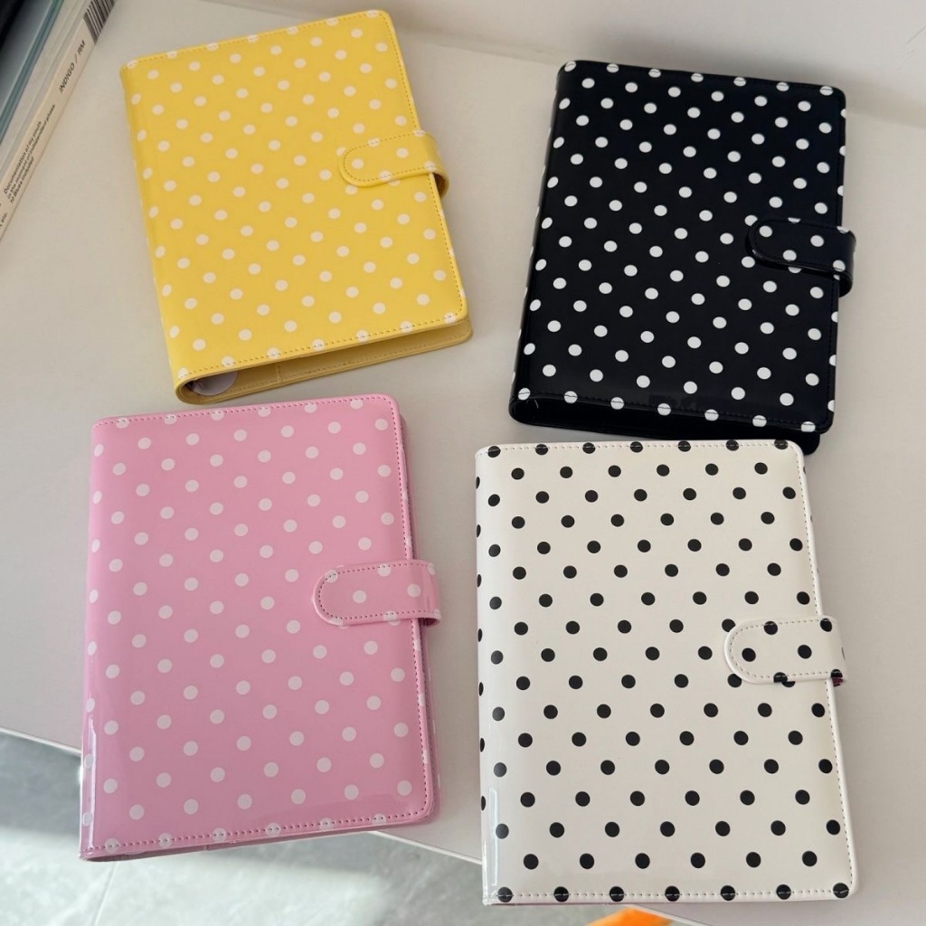 Solid Color Series Magnetic Card Book หนัง PU A5 Photo Book คู่มือ Photocard โพลารอยด์โปสการ์ด Star Chasing Storage Book