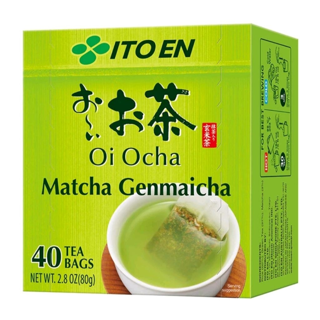 อิโตเอ็น ITOEN โออิ โอฉะ ชาเขียวผสมข้าวคั่วชนิดซอง 2 ก. × 40 ซอง